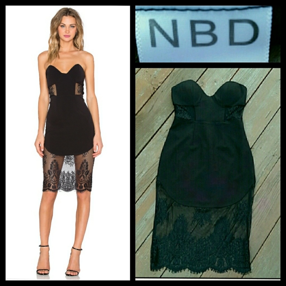 NBD black cocktail dress